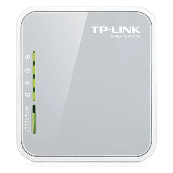 ROUTER TP LINK TL MR3020(EU) 2.4 GHZ N150 3G 4G USB AP TRAVEL ROUTER PUERTOS WAN/LAN GRIS/BLANCO