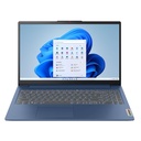 Laptop Lenovo IdeaPad Slim 3i 15IAN8 15.6" Core i3 256GB SSD 8GB-RAM Win 11 Home Azul 82XB00BMUS