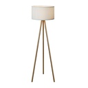 Lámpara de Pie Trípode de Madera, Potencia Máx. 60 W, Base E27, No incluye foco