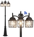 Poste triple cono 3 Led's