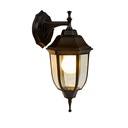 FAROL DE PARED ALUMINIO, NEGRO. E26