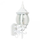FAROL DE PARED MEDIANO ALUMINIO, BLANCO. E26