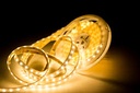 Manguera plana Led's IP45 127V Silicón BC con adaptador