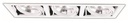 EMP. DIRIGIBLE RECTANGULAR TRIPLE, BLANCO.    AR-111