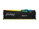 Kingston FURY Beast RGB - DDR5 - módulo - 16 GB - DIMM de 288 contactos - 5600 MT/s / PC5-44800 - CL40 KF556C40BBA-16