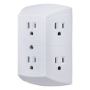ADAPTADOR AC PARED 1 A 6 TOMAS 50759 GE 50759