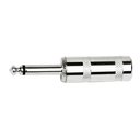 KIRLIN CV2307 X1P CONECTOR 1/4 MONO JUMBO PLATEADO CV2307X1P