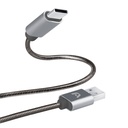 ARGOM CABLE TIPO C A USB 2.0 TRENZADO ARG-CB-0028GR
