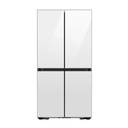 Refrigeradora de puerta francesa estilo T a medida con centro de bebidas 29p³ Blanca WIFI RF29DB965012AP