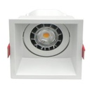 Lámpara Empotrable Downlight Dirigible, Potencia Máx. 60 W, Base GX5.3, Foco MR16 no incluido
