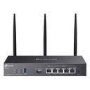 SWITCH TP LINK OMADA ER706W(US) AX3000 1 PUERTO SFP GIGABIT + 5 PUERTOS RJ45 GIGABIT 10/100/1000 MBPS ADMINISTRABLE