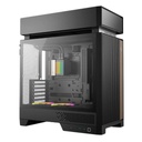 CASE RGB DEEPCOOL CL6600 MID TOWER VENTILADORES DE 2 DE 120MM CON MALLA FRONTAL Y ENFRIAMIENTO LIQUIDO PREINSTALADO R-CL6600-BKNNA0-G-1