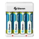 CARGADOR Steren ECONOMICO DE BATERIAS AA/AAA CRG-015