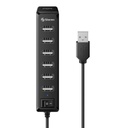 HUB Steren DE 7 PUERTOS USB 2.0 C/ELIMINADOR USB-537