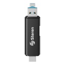 LECTOR MICROSD/USB Steren 3 EN 1 OTG USB-685