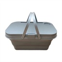 Hielera cesta plegable gris EUHPG