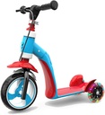 Scooter rojo con celeste-PF4 SCOO61W
