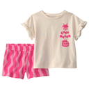 Conjunto 2 piezas CoComelon con blusa y short para niña
