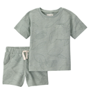 Conjunto 2 piezas de algodón orgánico con camiseta y short para niño