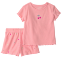 Pijama 2 piezas de cerezas para niña