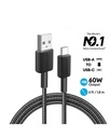 Cable Anker 322 PowerLine II USB-C a USB-A, 1.8 m, Negro