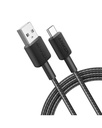 Cable Anker 323 USB-A a USB-C, 1.8 m, Negro