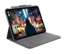 Funda con Teclado Logitech Slim Folio iPad 5th/6th Negro 920-009017