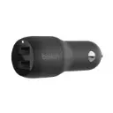 Adaptador de Corriente para Carro Belkin USB-A de 24W Negro CCB001btBK