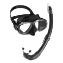 Set de Buceo Cressi Máscara Perla y Snorkel México Negro DM102017