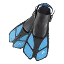 Aletas de Buceo Cressi Bonete S/M Azul DM210423