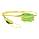 Correa de Tabla Aztron Surf Leash 2.13mts Amarilla/Verde AC-L213