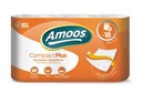 Amoos papel higienico doble hoja 400 H 6 rollos paq x 7 H624804.1