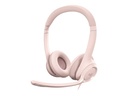 Headset Alámbricos Logitech H390 USB Rosados 981-001280