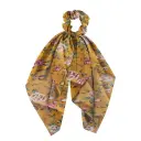 Lazo para Cabello Lanossi Elástico Amarillo Floral LS2546