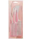 Kit de Peines Lanossi 3-Pack Rosa LS2005