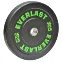 Bumper Plate Everlast Gris 25LB EVBP8R025