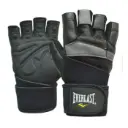 Guante de Pesas Everlast Arrow Negro con Gris Talla L EVWG7H642-L