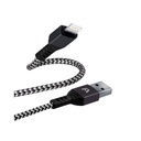 Cable Argom Lightning a USB Nylon Trenzado ARG-CB-0023BK
